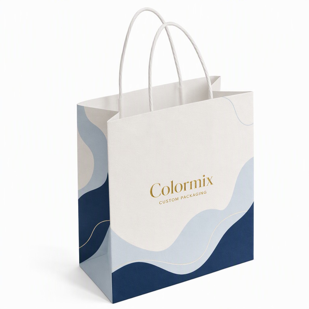 Twisted Paper Bag — twisted paper bag by Colormix Packaging